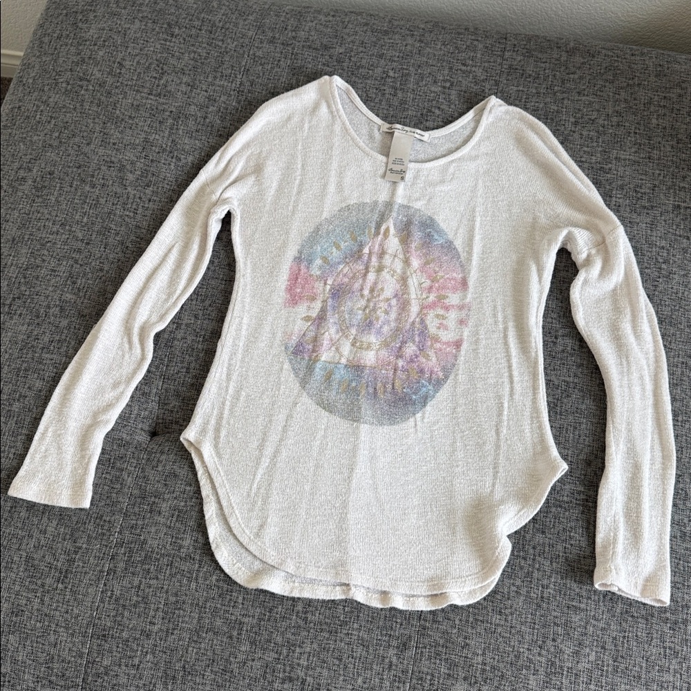 American Rag creme Knit Top